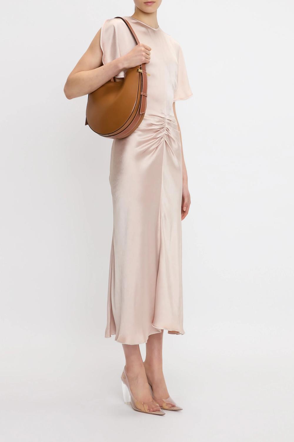 Victoria Beckham - Gathered Waist Midi Dress