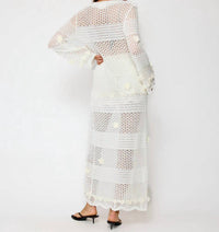 Line And Dot - Omar Crochet Robe