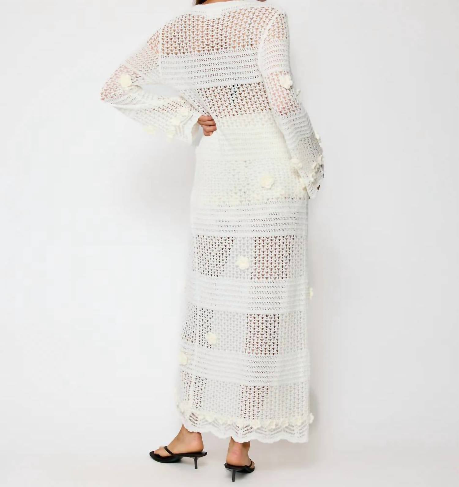 Line And Dot - Omar Crochet Robe