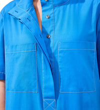 Tribal - A-line Stretch Poplin Button Front Dress
