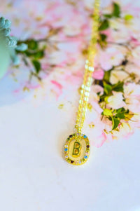 123 Amore - Mi Amor Dipped Initial Necklace