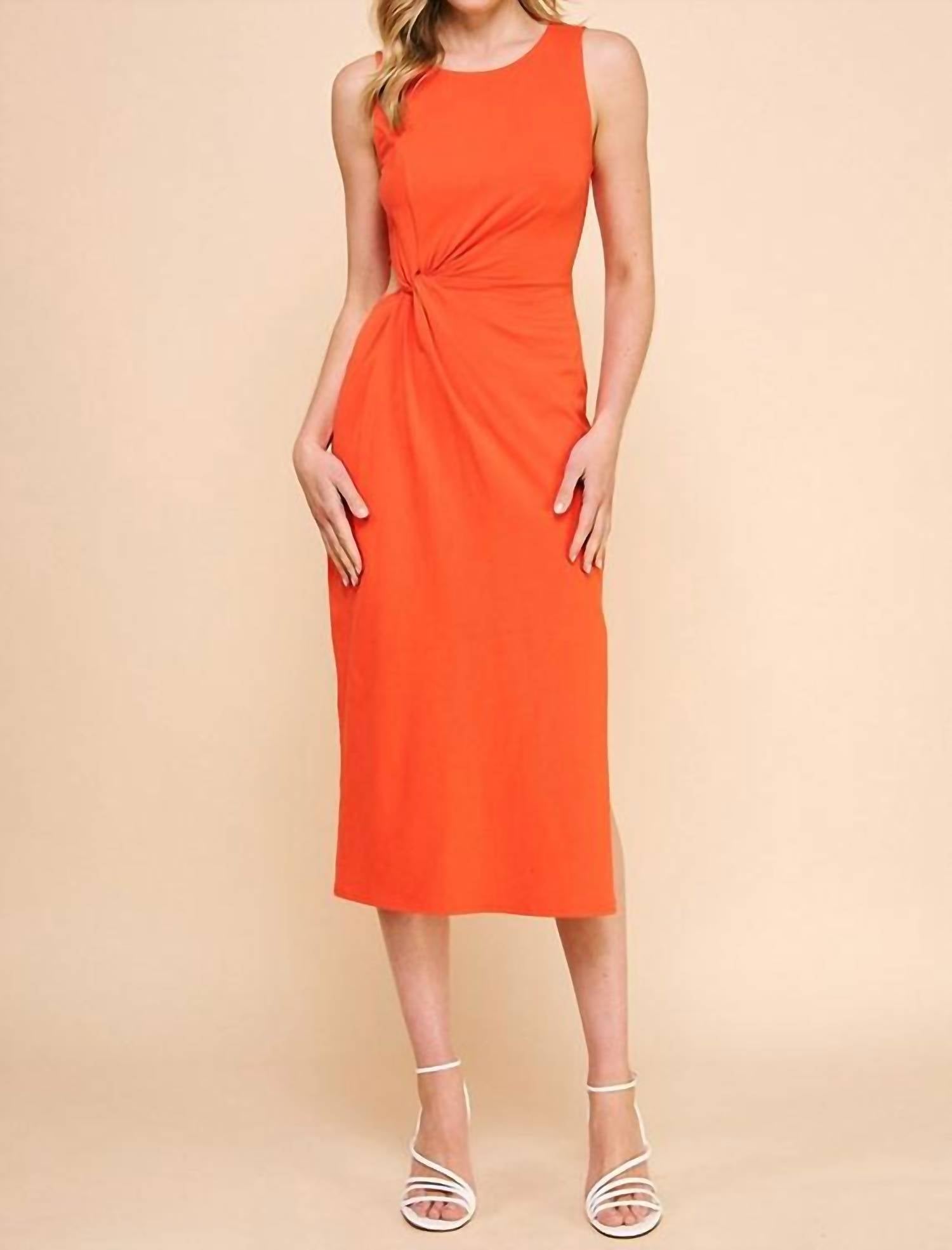 Allie Rose - Quinn Side Twist Cut-out Dress