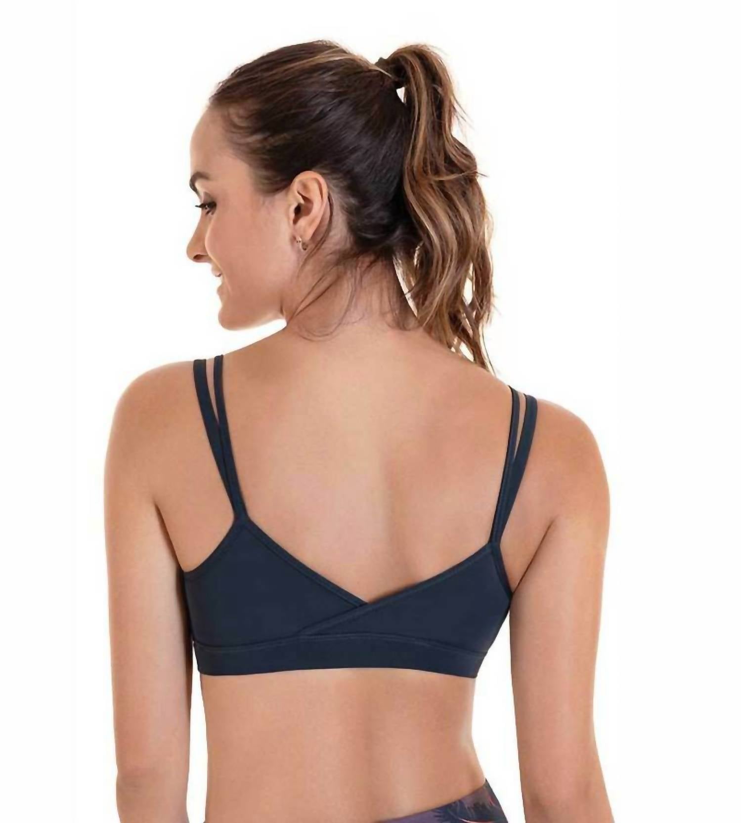 MAAJI Vivacity Depth Low Impact Sports Bra in black - women's intimate - alternate view