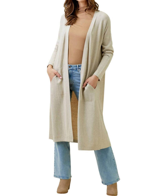 Mystree - Open Long Cardigan Sweater