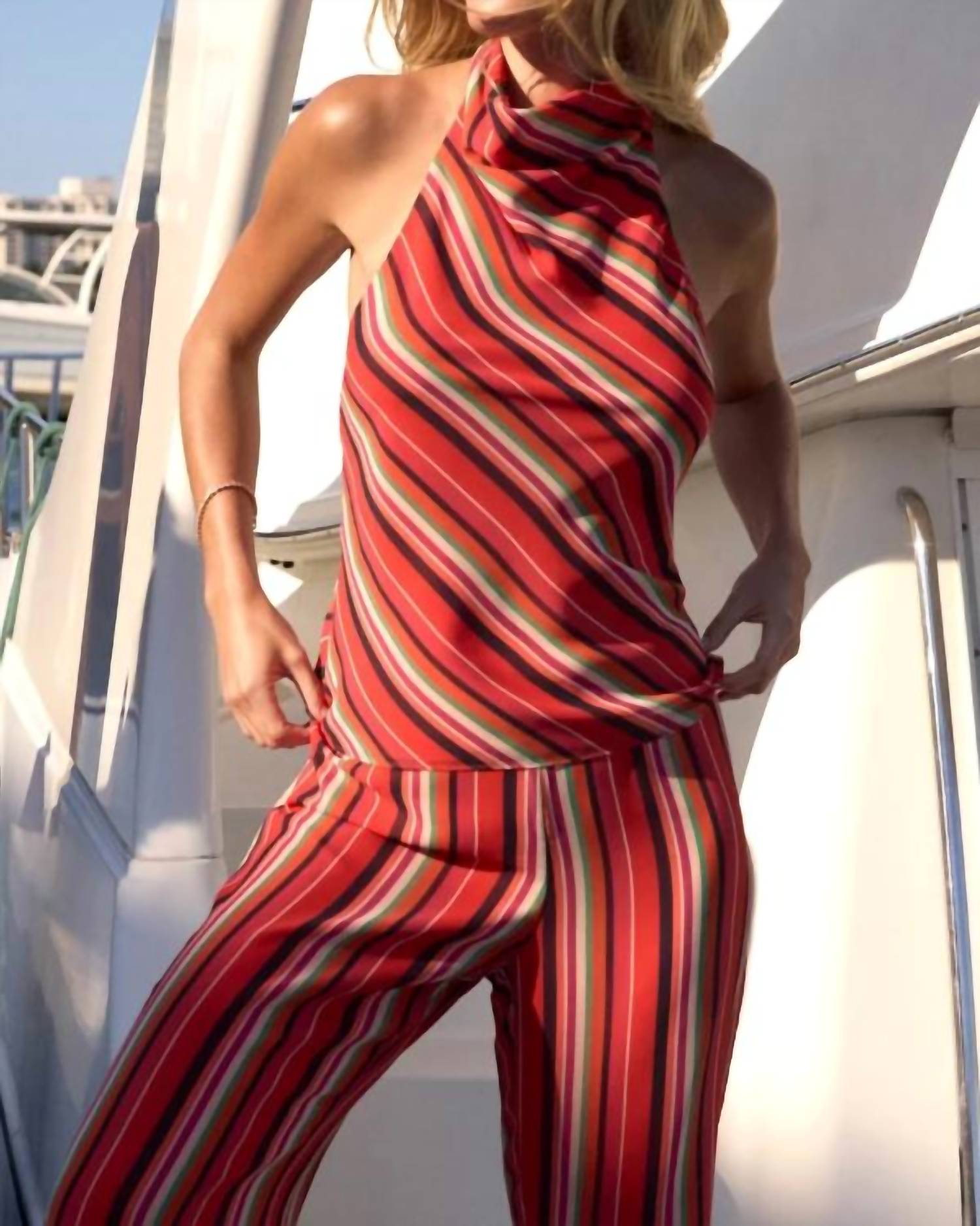 Amanda Uprichard - Samba Halter Cowl Top