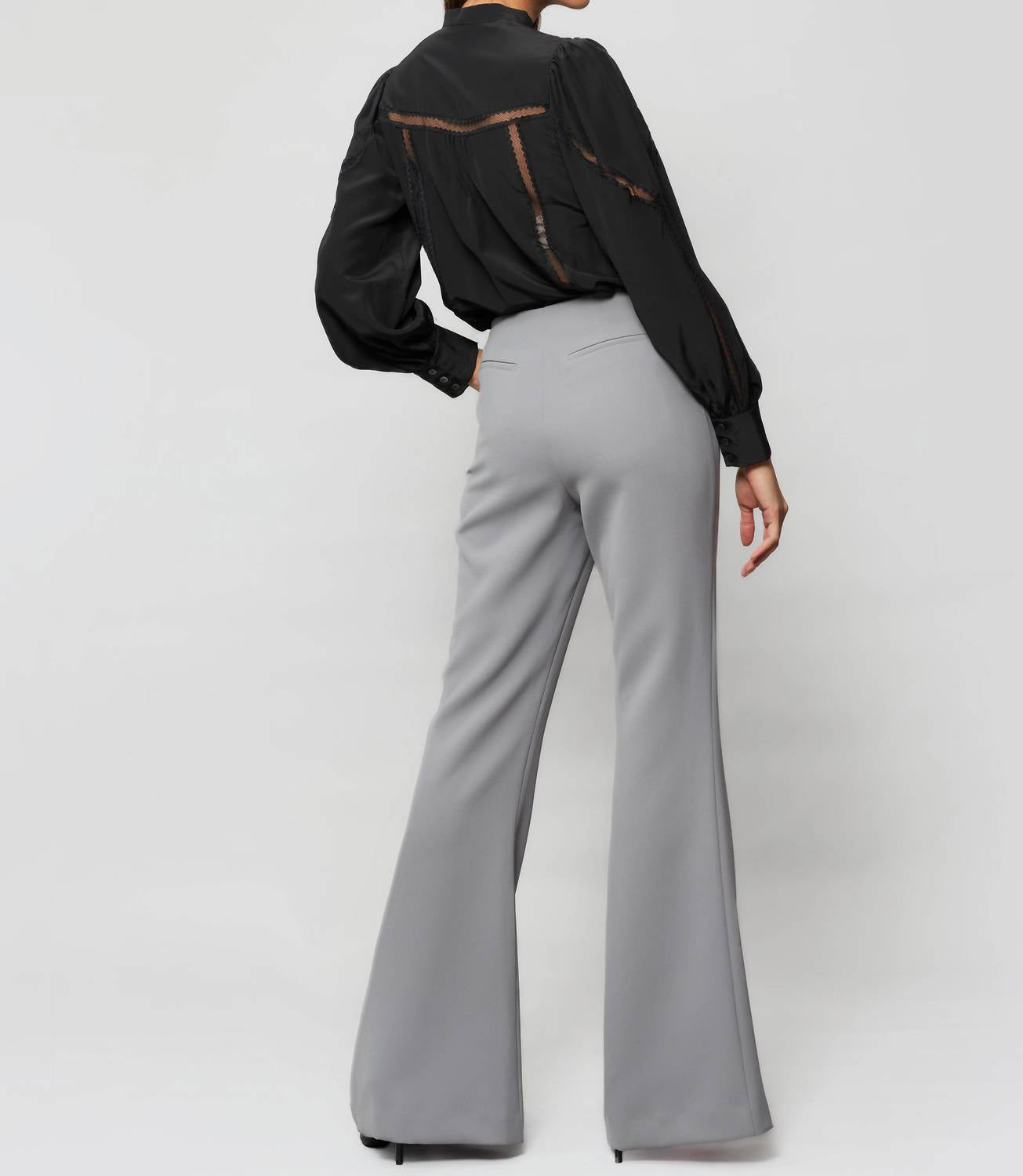 Solgo Atelier - Jessica Flare Crepe Pant