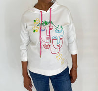 Leo Ugo - Dominic Faces Hoodie