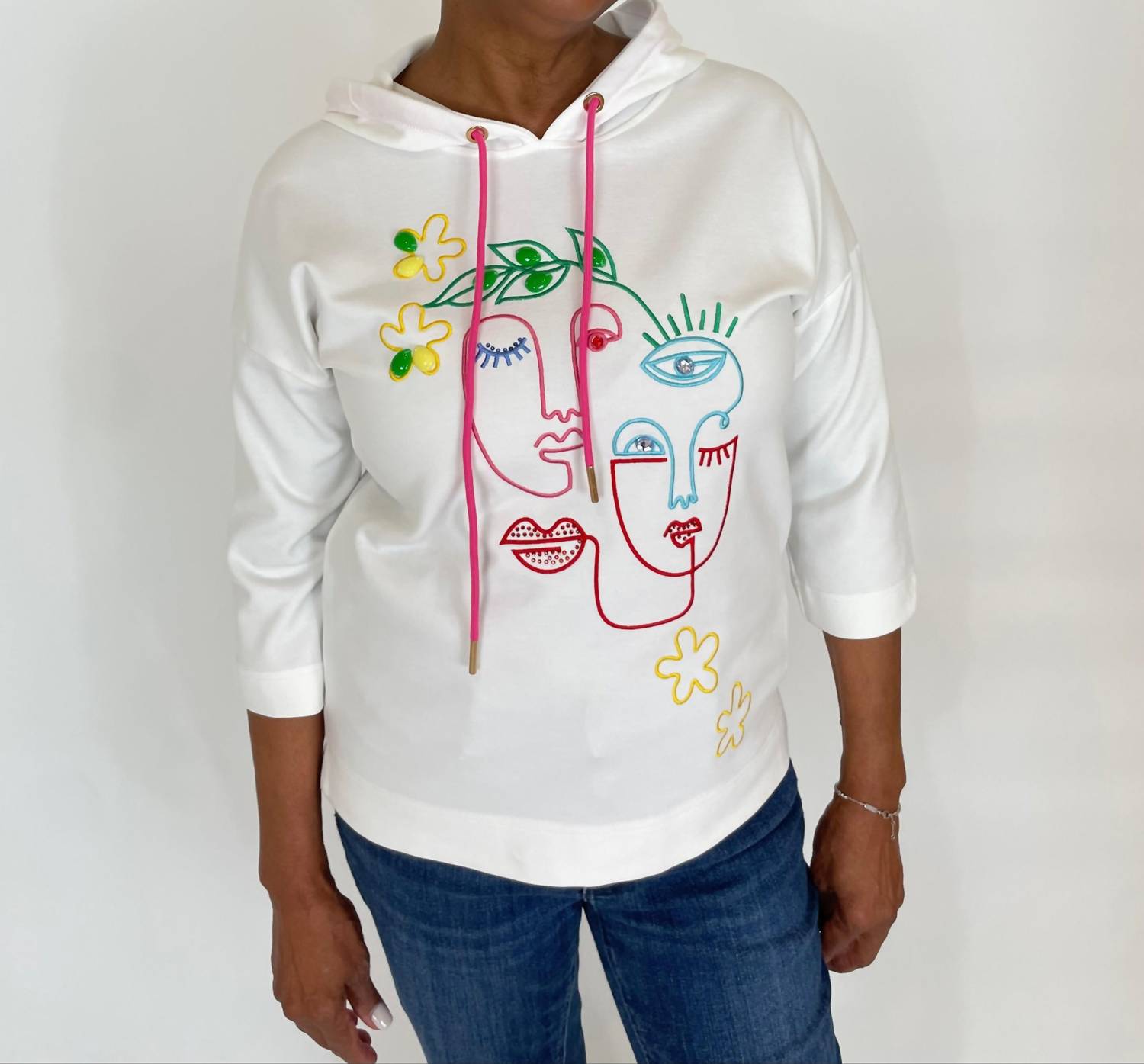 Leo Ugo - Dominic Faces Hoodie