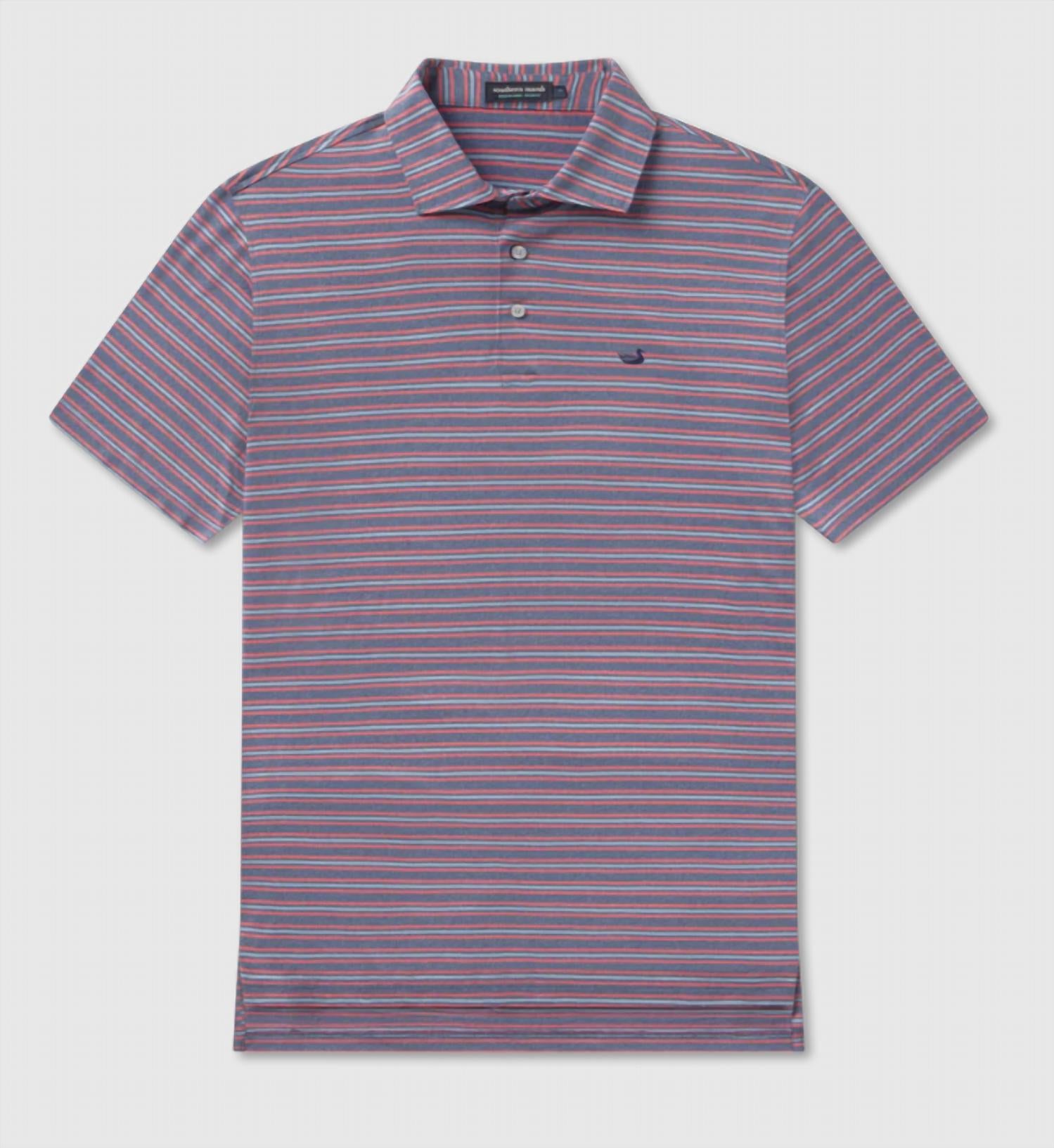 Southern Marsh - Maybourne Featherlight Stripe Polo Shirt
