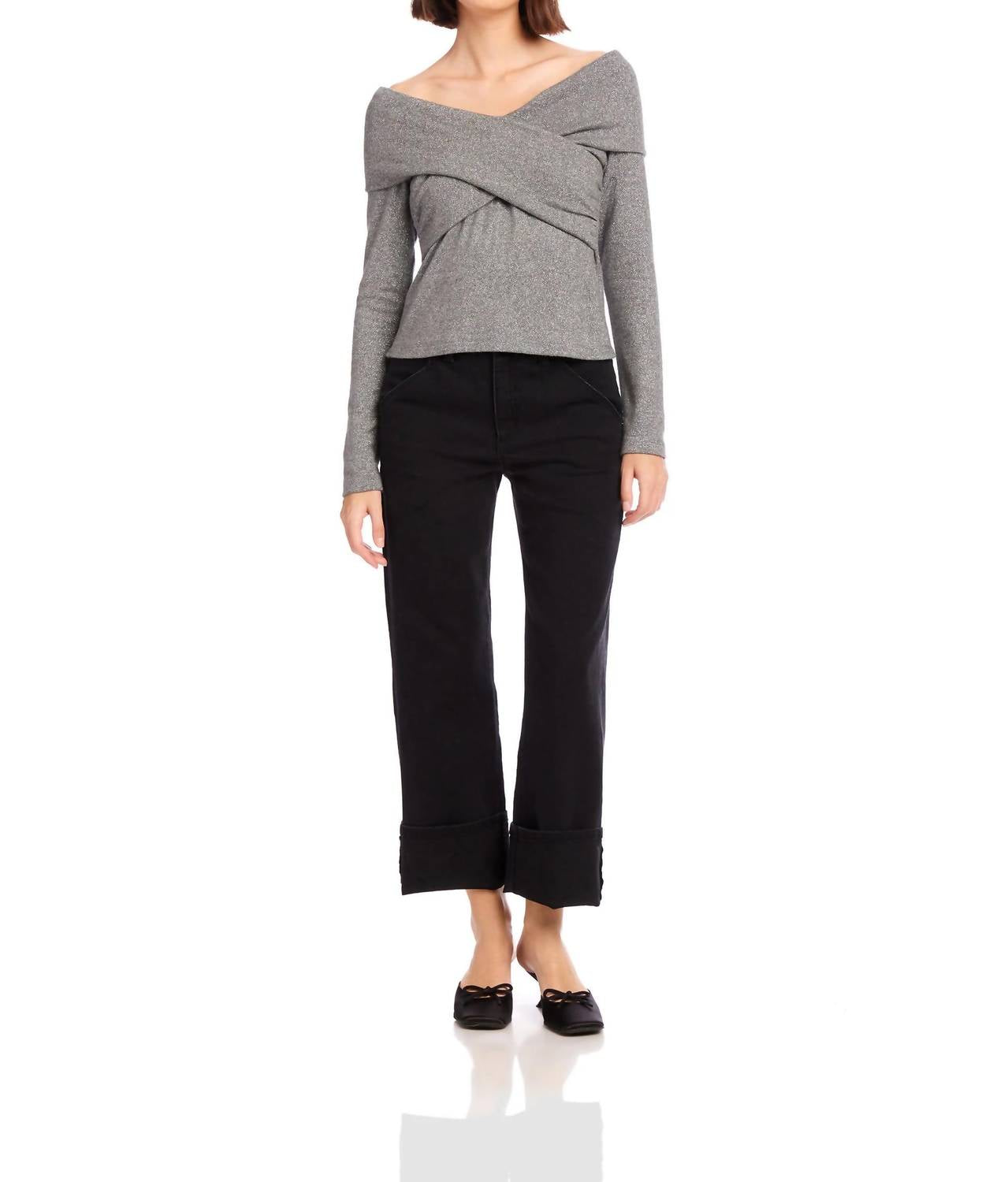 Fifteen Twenty - Lana Crossover Drape Top