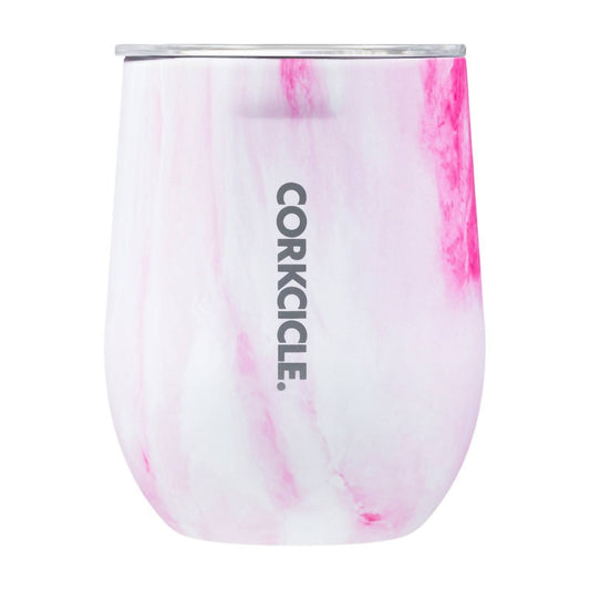 Corkcicle - Marble 12oz Stemless Cup