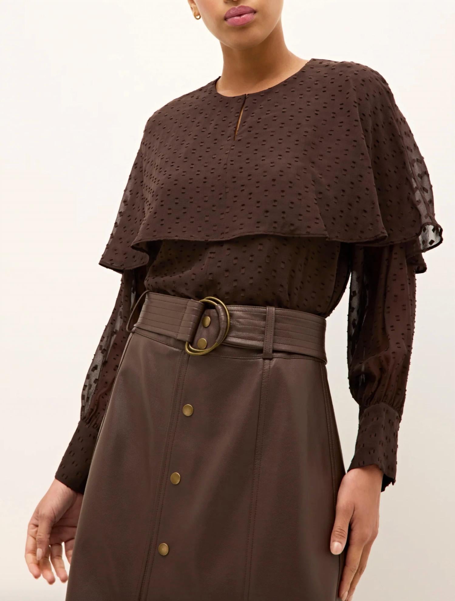 Marie Oliver - Jayne Cape Blouse