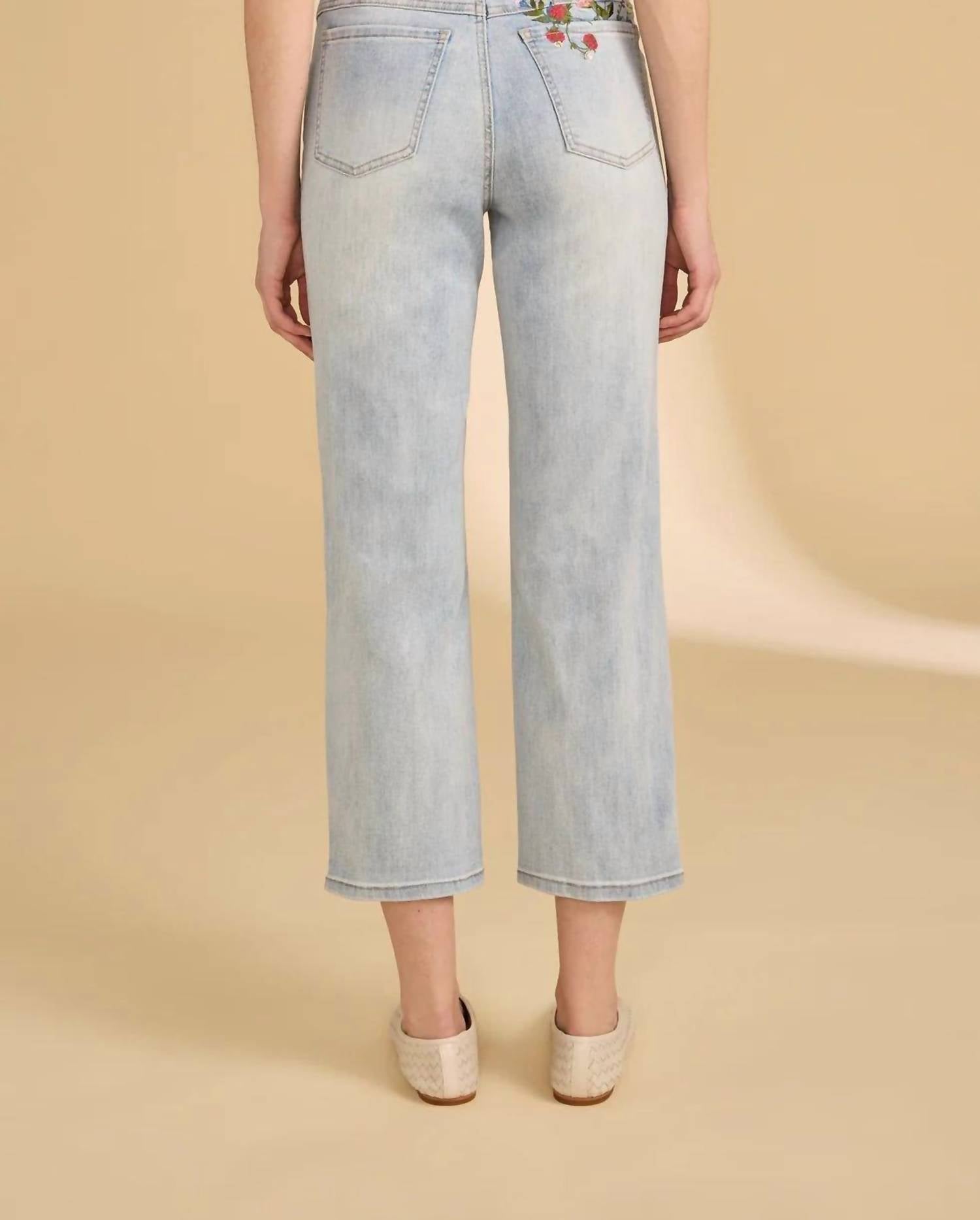 Fdj - Pull-on Straight Crop Jeans