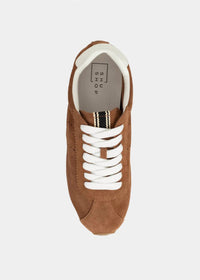SHU SHOP Women's Priscilla Suede Sneakers in mocha mousse - women's sneaker - view 5