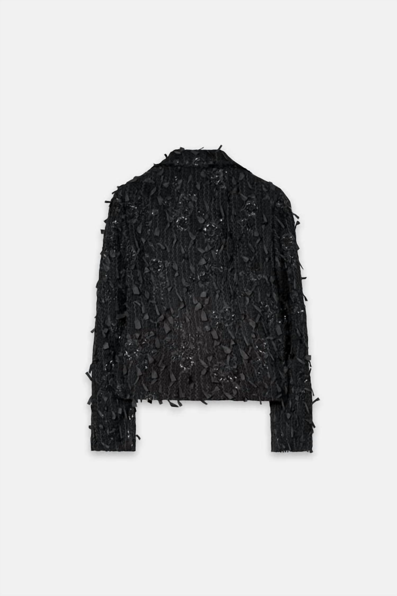 Luisa Cerano - Women's Glam Drop Tweed Blazer