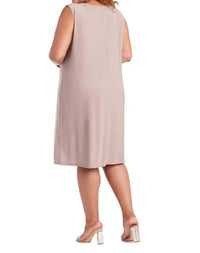 R&M Richards - Plus Size Short Jacket Dress