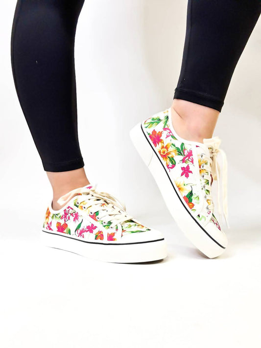 Corkys Footwear - Women's Waiting List Floral Sneakers