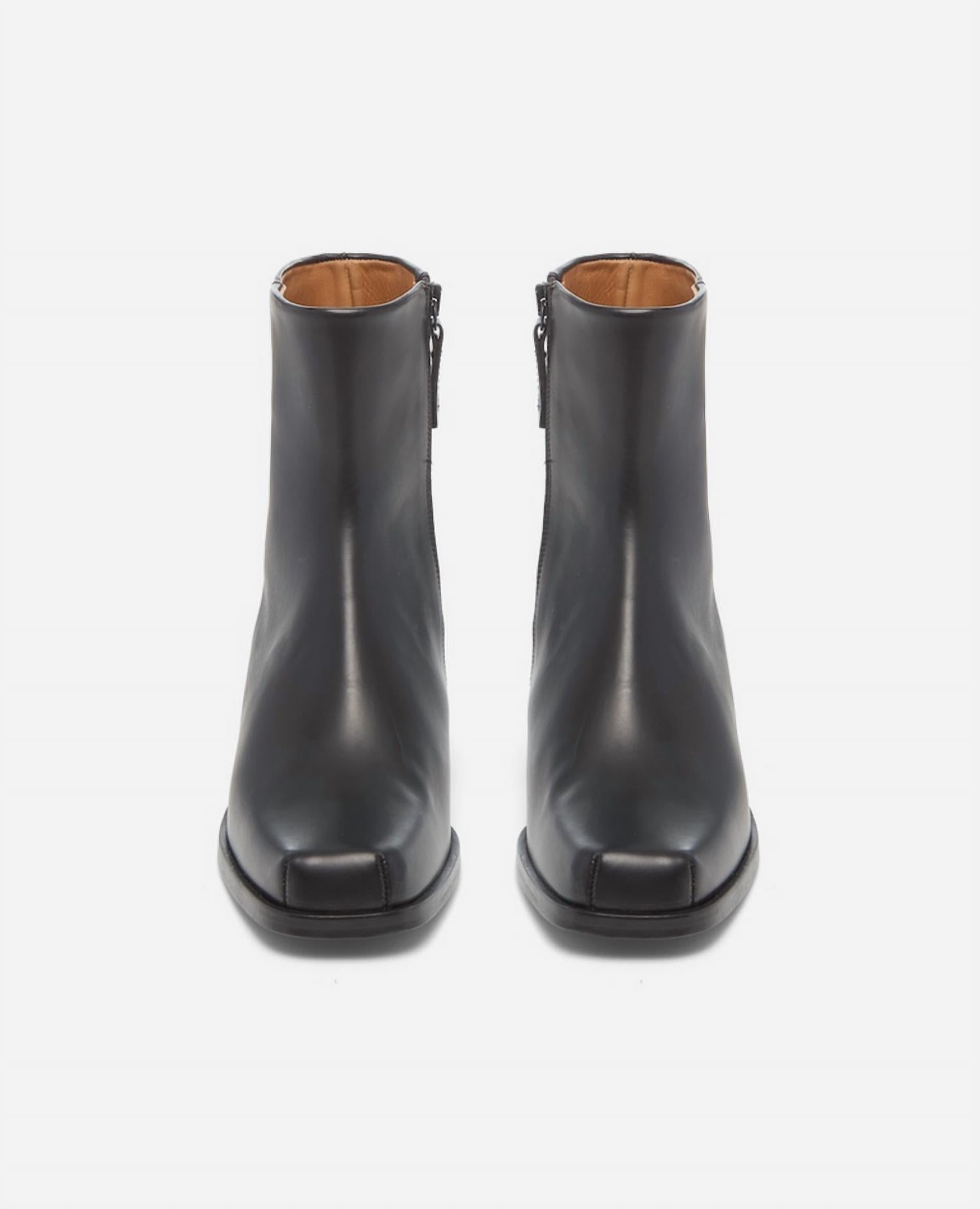 COCLICO Women's Action Leather Boot in ajax black - women's shoe - alternate view