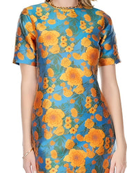 Jade - Short Sleeve Chemise Dress