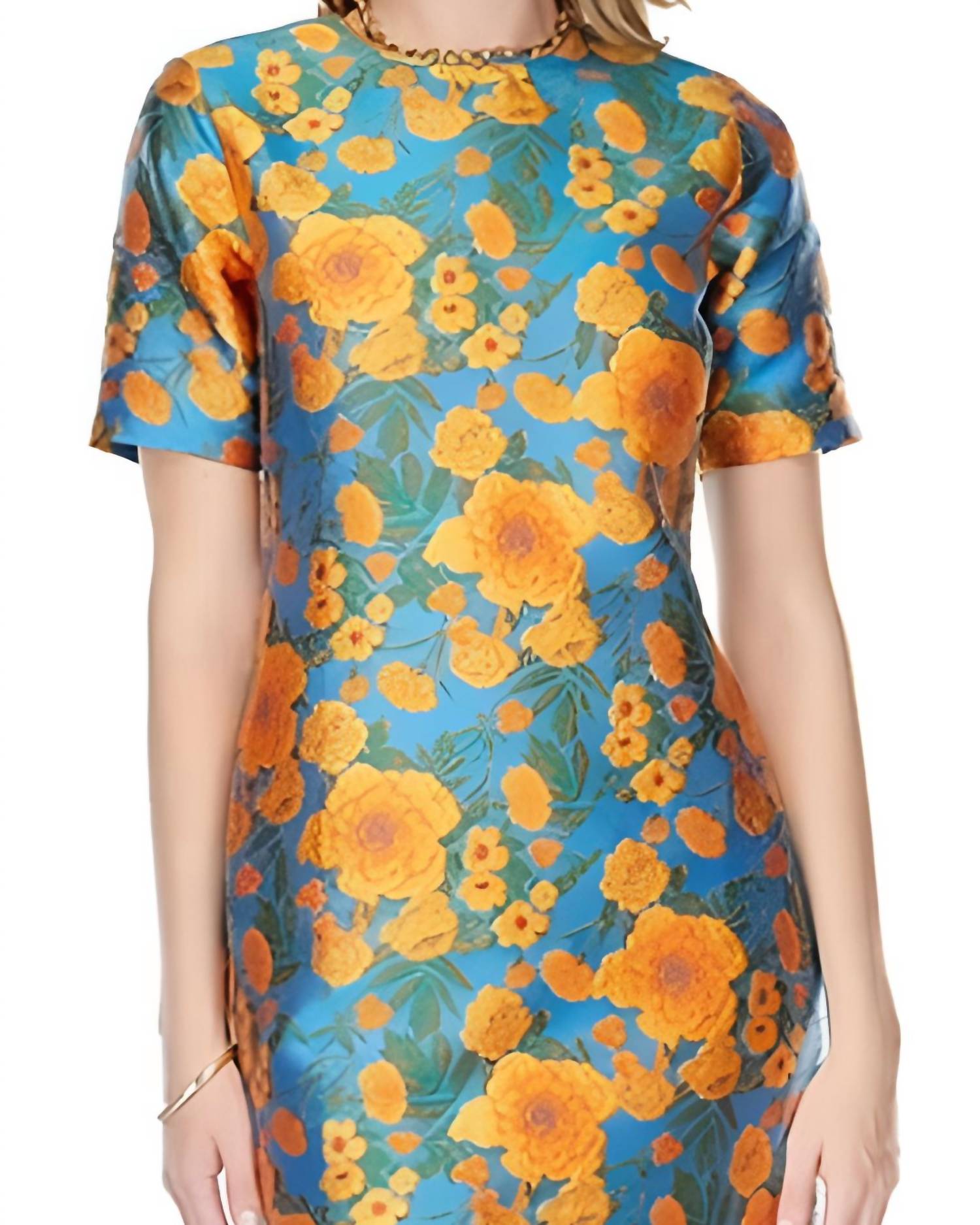 Jade - Short Sleeve Chemise Dress