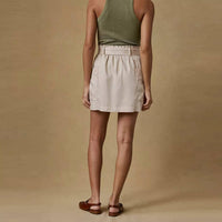 Faherty - Topanga Drape Mini Skirt