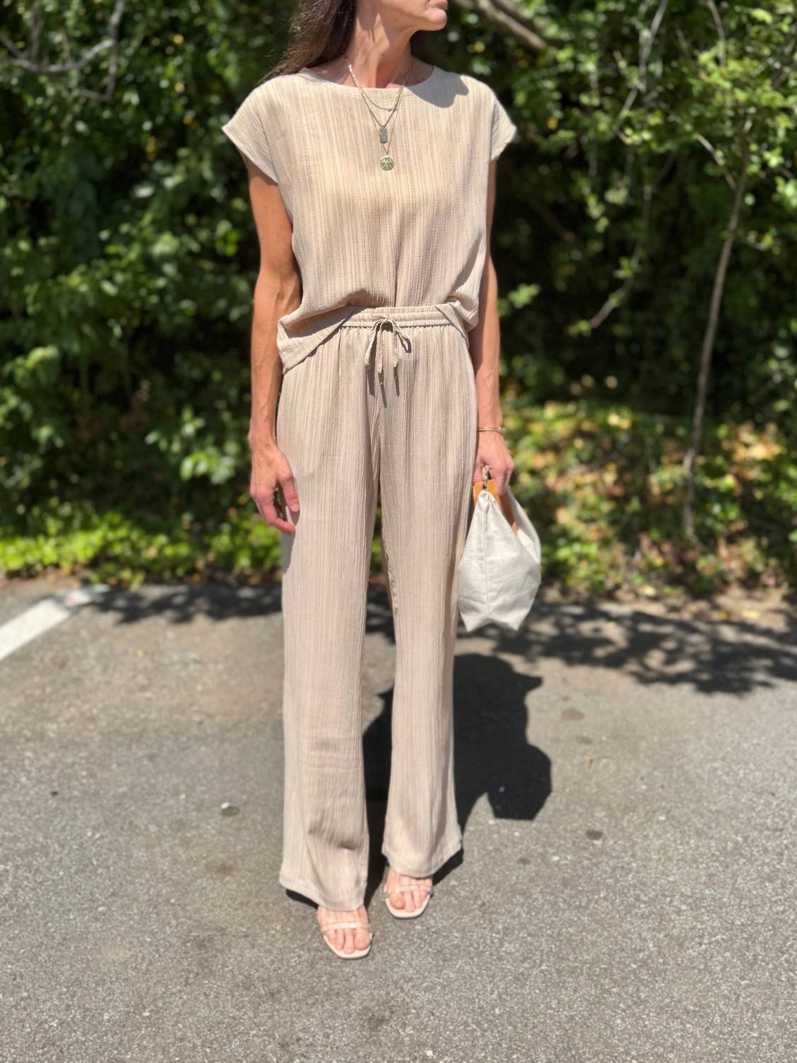 Esqualo - Crinkle Trousers