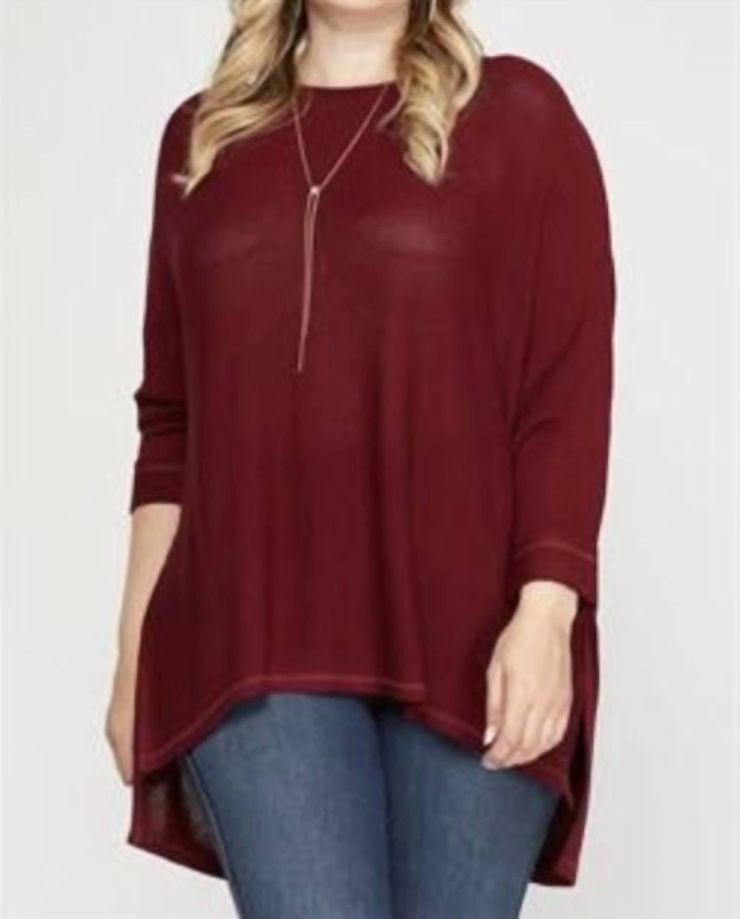 She + Sky - Gage Hi Low Top