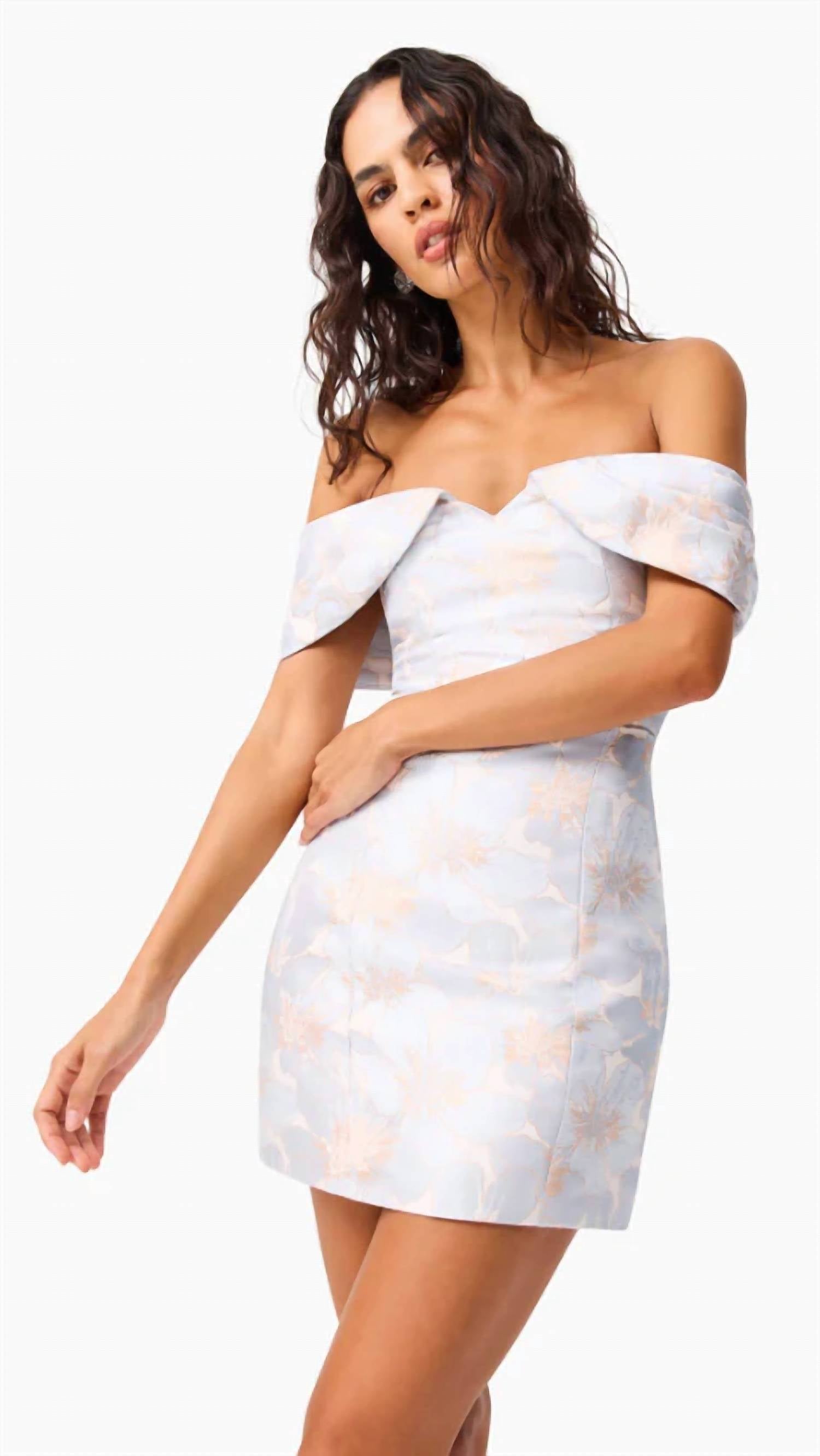 Elliatt - Fiorella Off The Shoulder Mini Dress