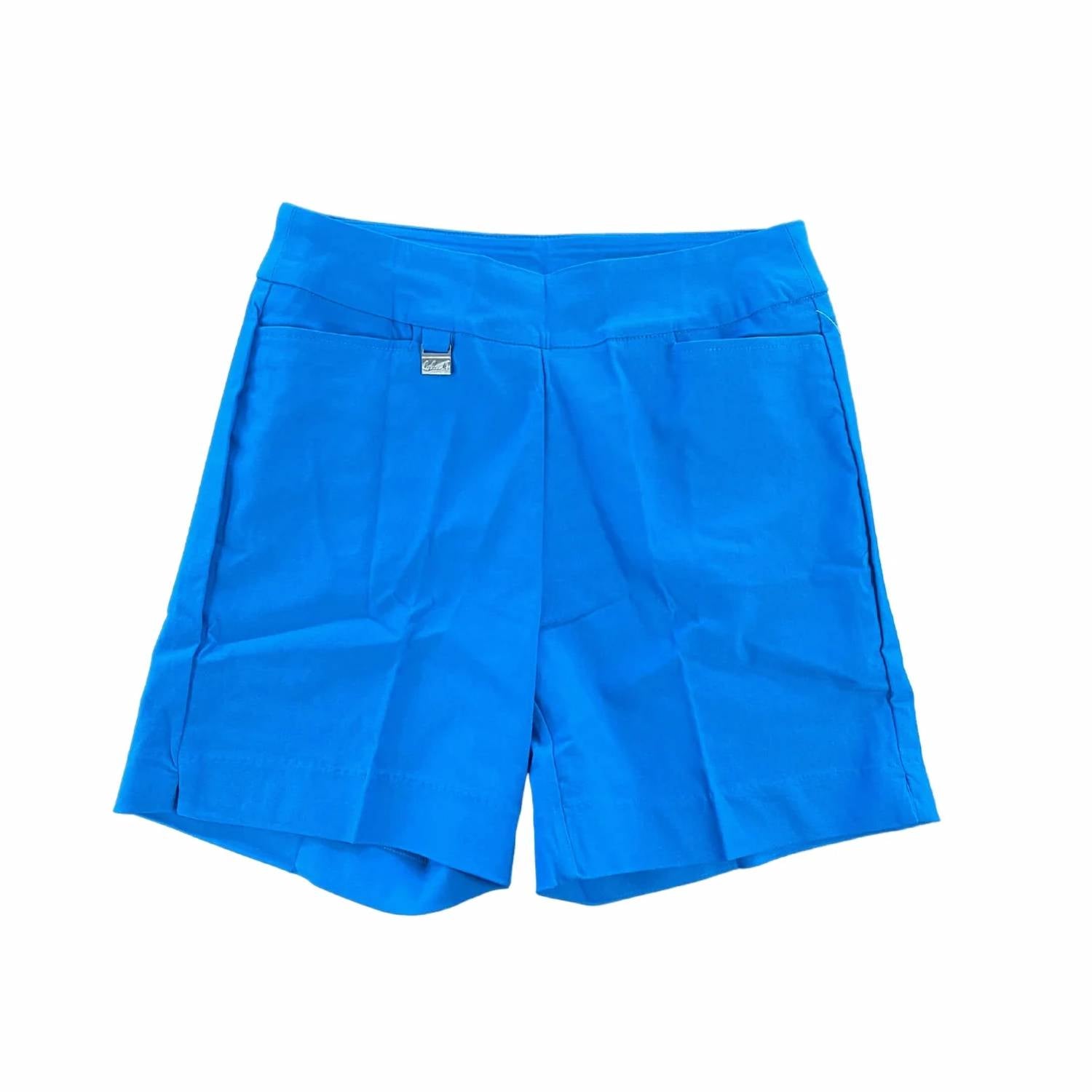 Lulu-B - High Waist Pull-on Shorts With Pockets