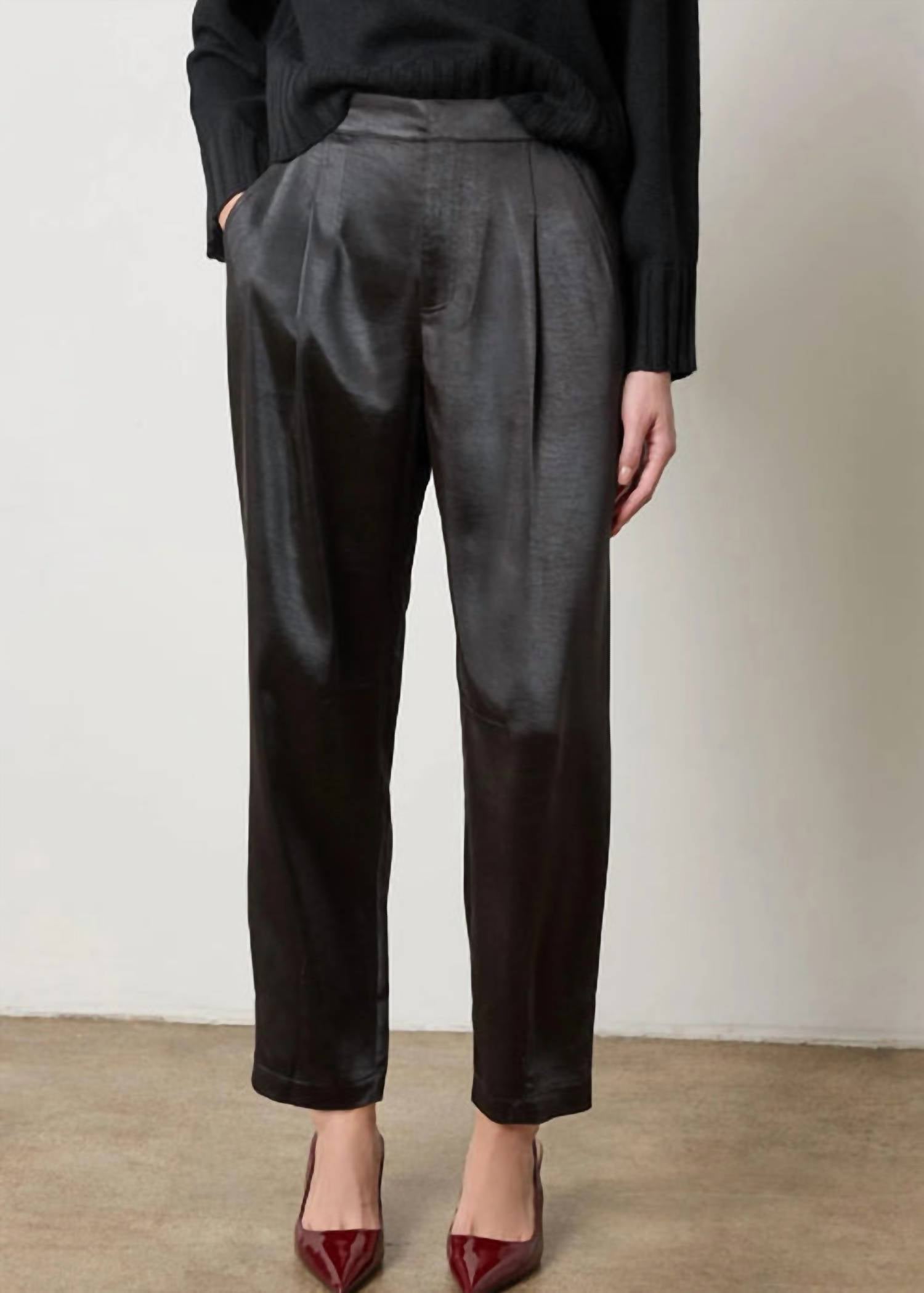 Lilla P - Satin Fly Front Pants