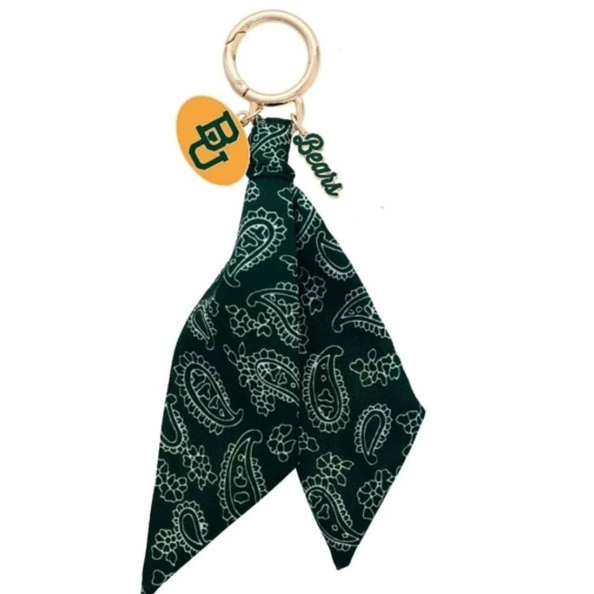 Canvas Style - Women's Baylor Bears Logo Bandana Bag Charm