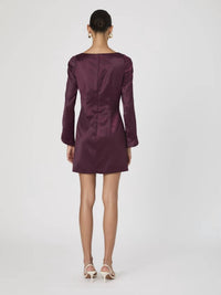 French Connection - Satin Scoop Neck Mini Dress