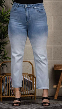 Risen - Ankle Cropped Denim Jeans