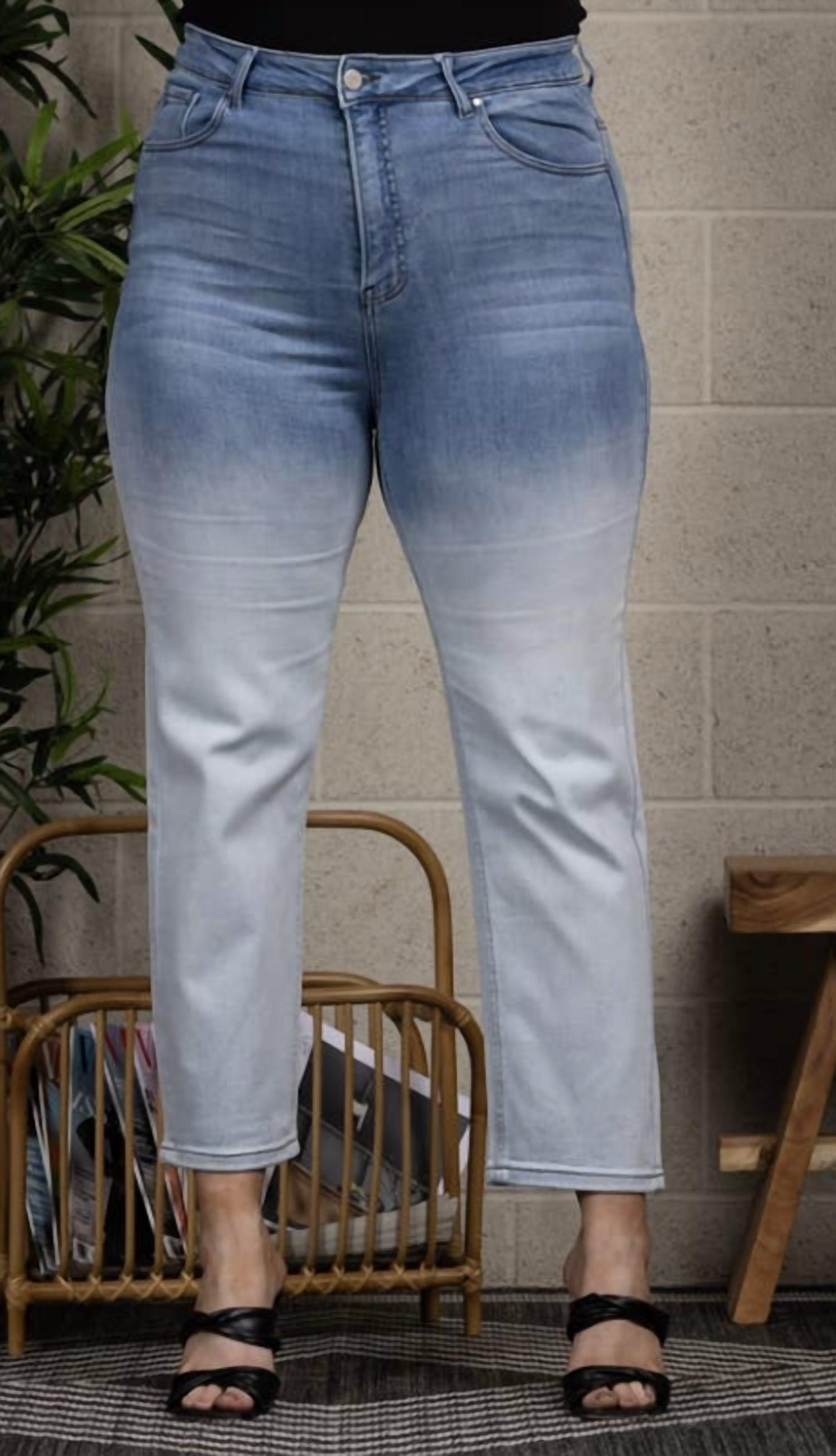 Risen - Ankle Cropped Denim Jeans