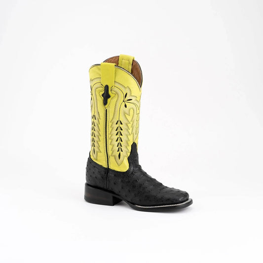 Ferrini - Women's Full Quill Ostrich Square Toe Boots