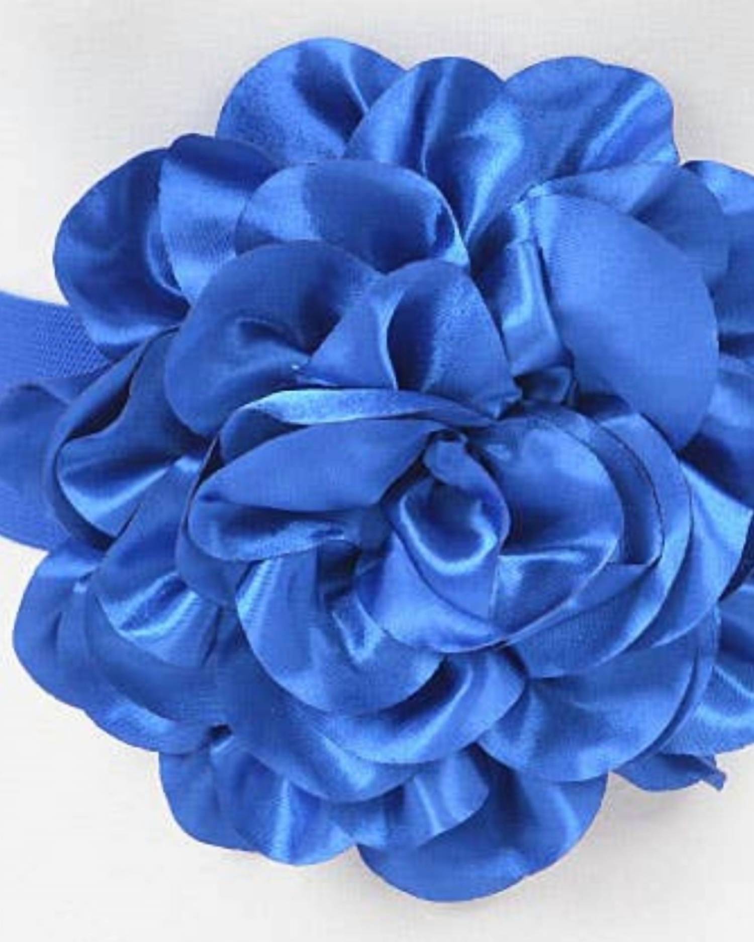 3Am By H&D Accessories - Women's Satin Big Flower Elastic Belt
