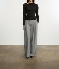 Enza Costa - EASY PLEATED WIDE LEG TROUSER