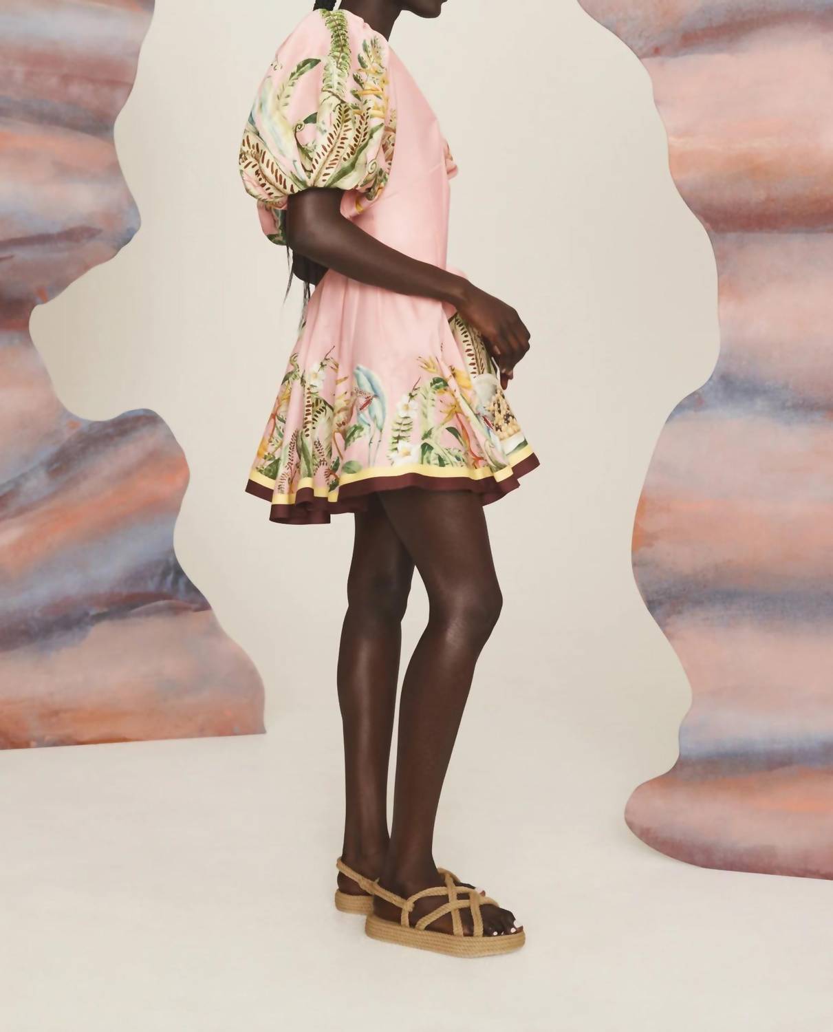 Alemais - Papaya Mini Dress