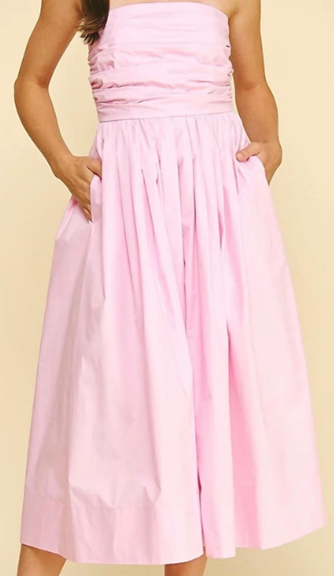 Pinch - Strapless Midi Dress