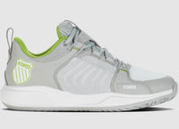 K-Swiss Women's Ultrashot Team Tennis Shoe in gray violet white lime green - women's shoe - view 4