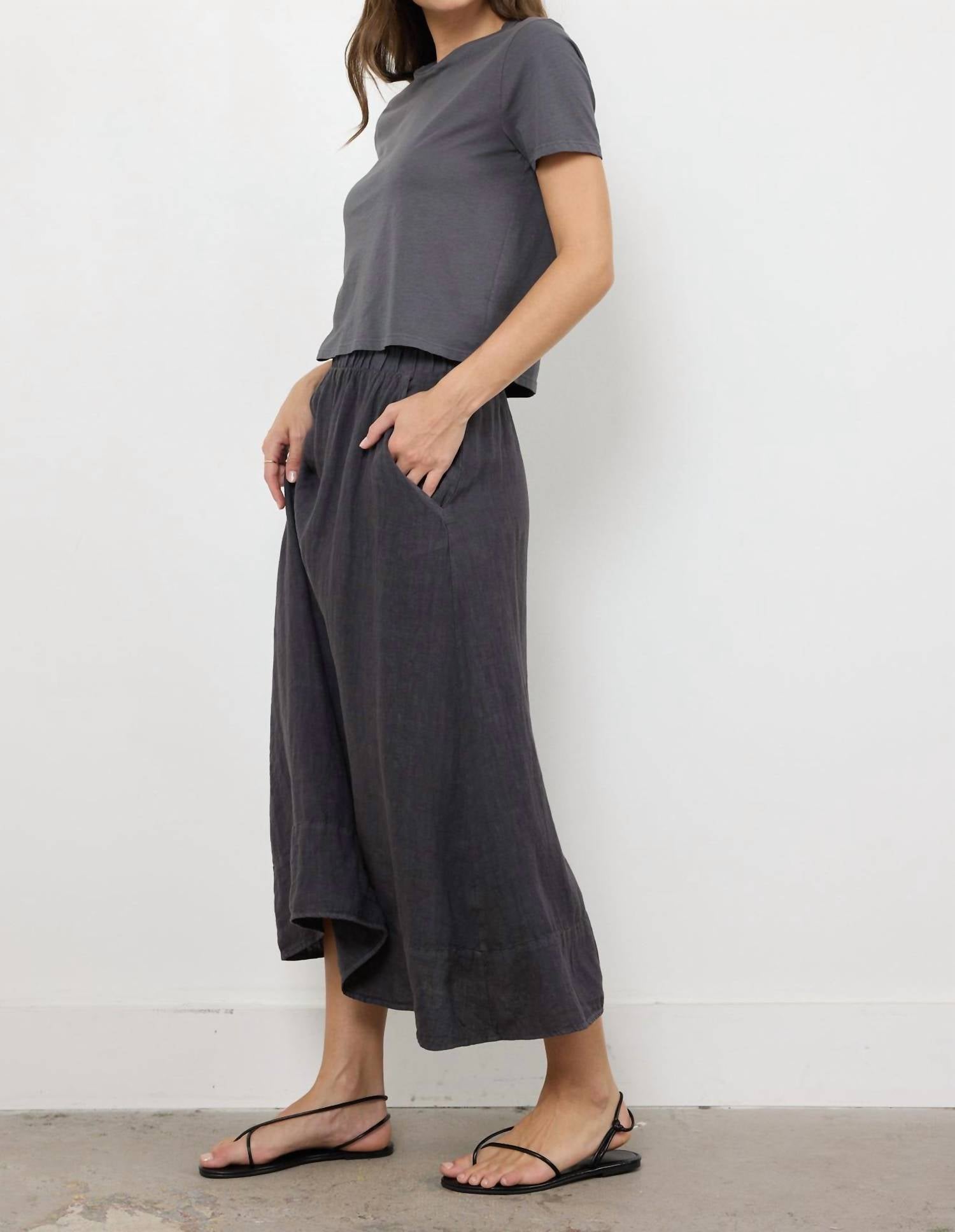 LAmade DAMIEN BOXY TEE in moonberry - women's t-shirt - alternate view