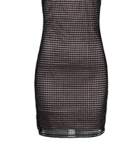 Aidan Mattox - Sleeveless Illusion Neck Lace Dress