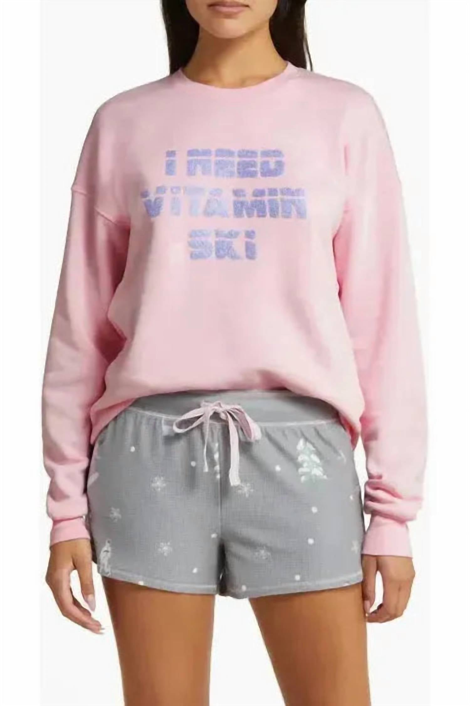 Pj Salvage - Vitamin Ski Lounge Sweatshirt