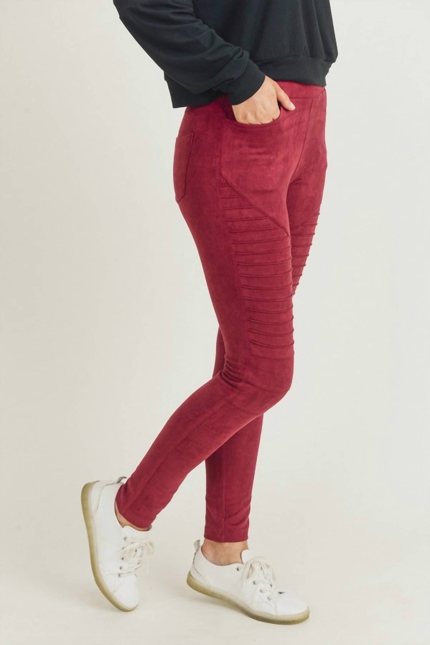 Ltx Sportswear - Going For A Ride Suede Leggings
