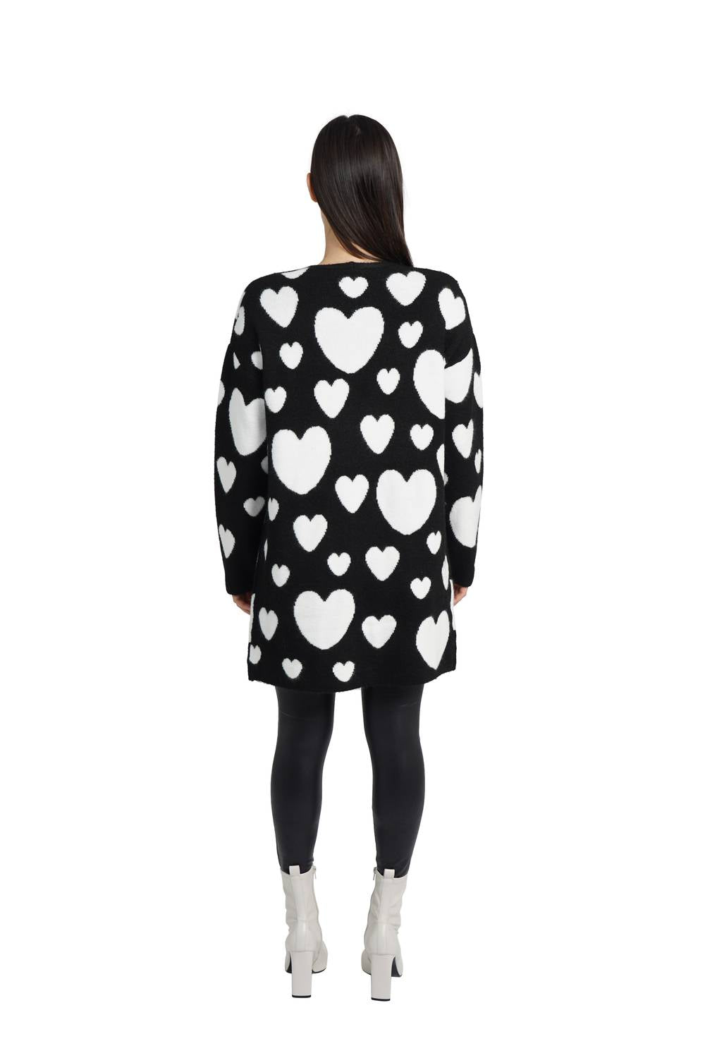Love Token - Hearts Long Sleeve Cardigan
