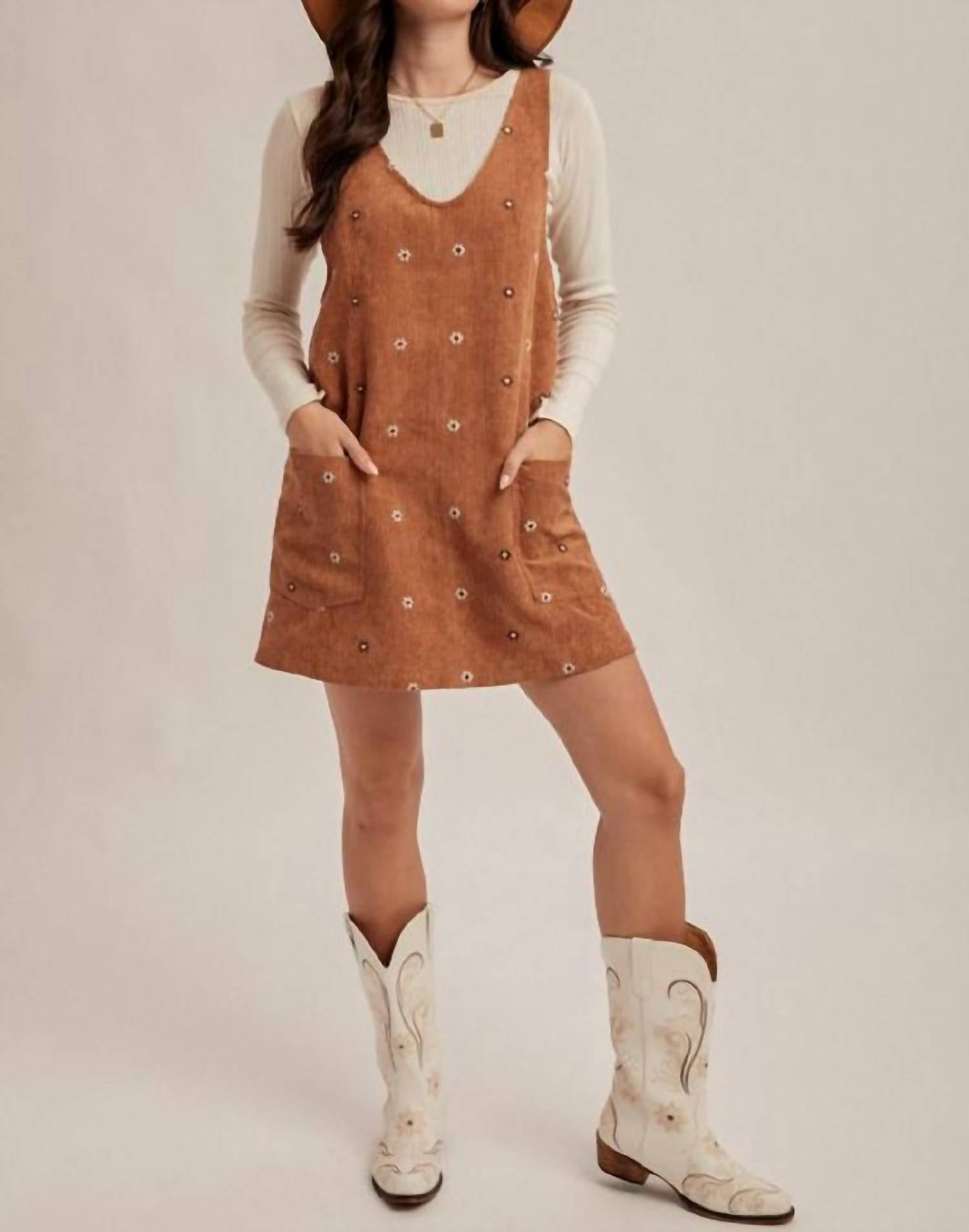 Hem & Thread - Give Me Fall Corduroy Dress