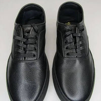 Koio Men's Portofino Leather Low Top Sneakers in black - men's sneaker - view 4