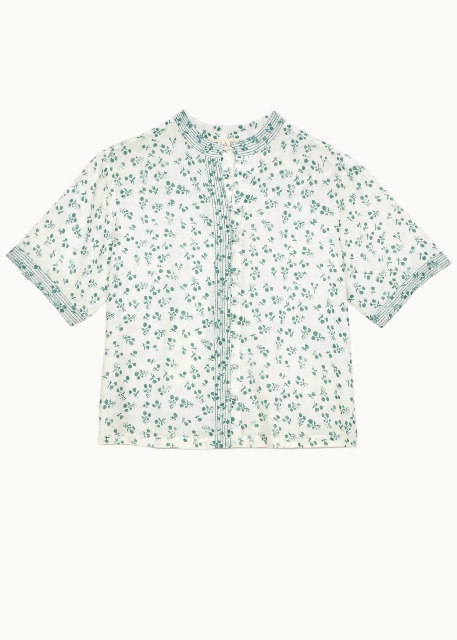 M.A.B.E. - Edie Stitch Short Sleeve Top