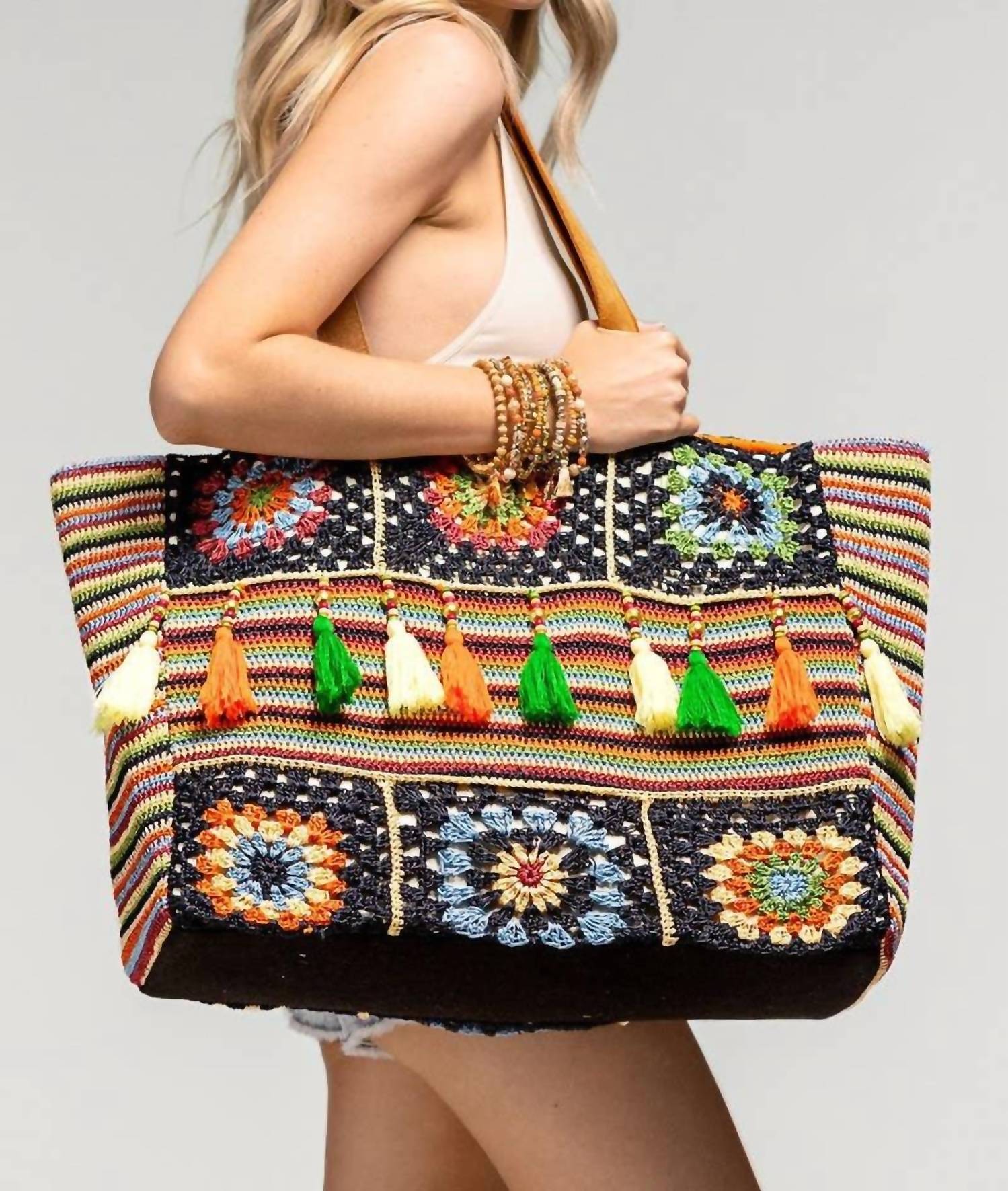Urbanista - Women's Hand Crochet Shoulder Bag