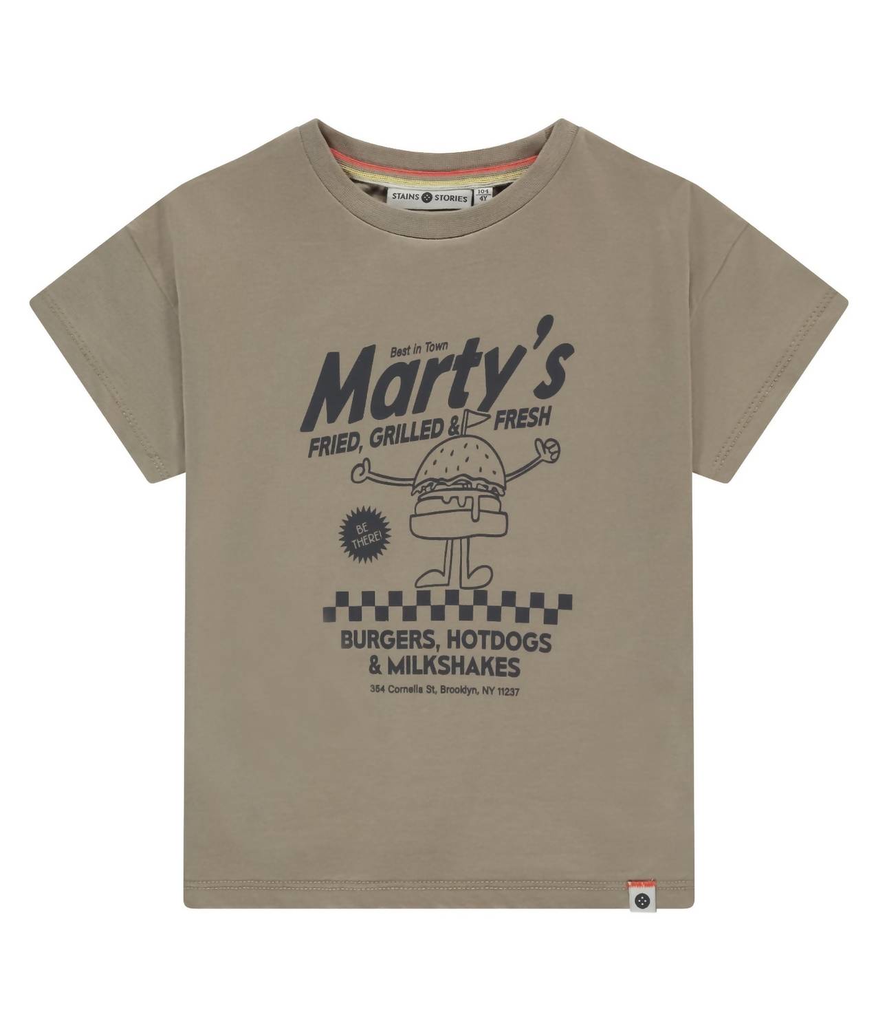 babyface Kid's Marty's Short Sleeve T-shirt in sand - kids' t-shirt